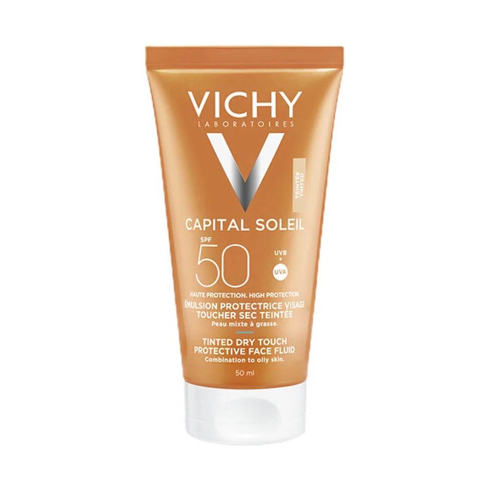 Vichy Capital Soleil Émulsion Toucher Sec Teintée SPF50