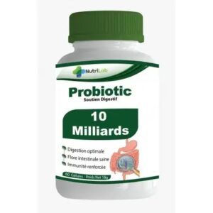 NUTRILAB PROBIOTIC 10 MILLIARDS B60 GELULES