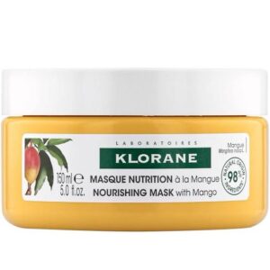 Klorane – Masque nutrition à la Mangue – Cheveux secs 150 ml