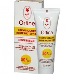 ORFINE crème solaire invisible spf 50+