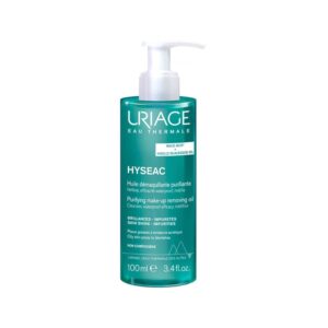 Uriage Hyséac Huile Démaquillante Purifiante 100ml - Huile Démaquillante Nettoie Libère Impuretés